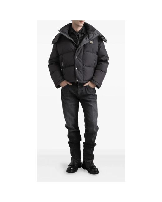 Winter Jackets Dolce & Gabbana de hombre de color Black