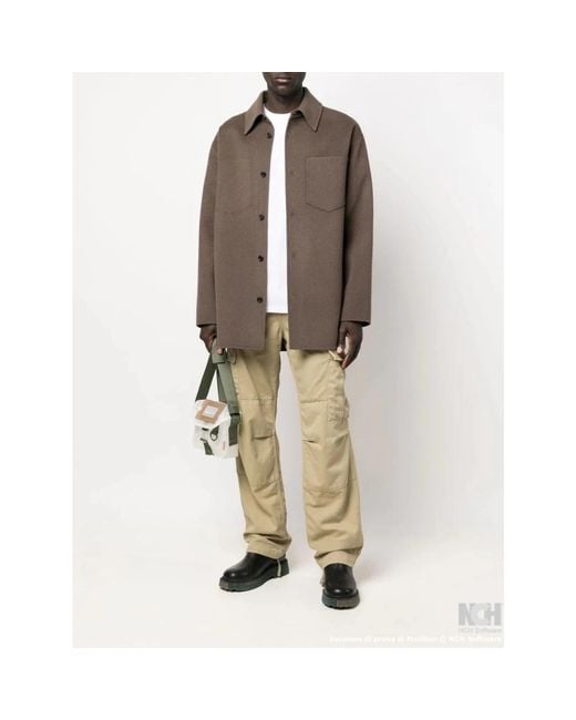 Carhartt Yellow Straight Trousers for men