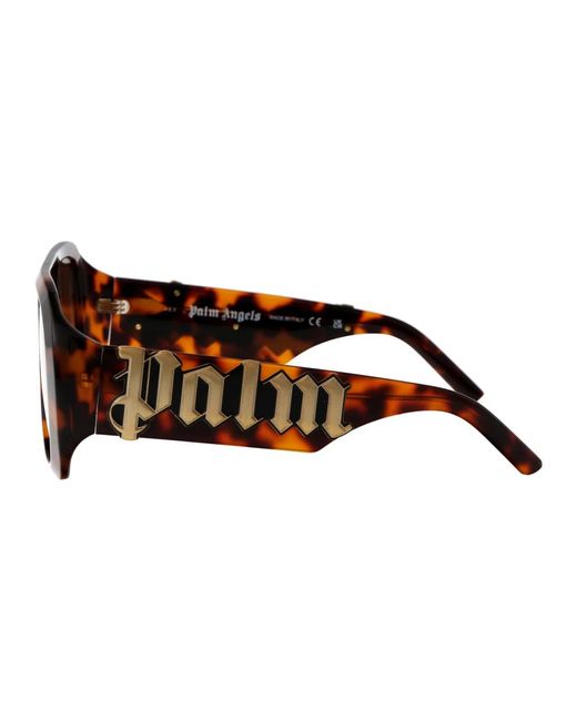 Palm Angels Brown Stylische sonoma sonnenbrille für den sommer