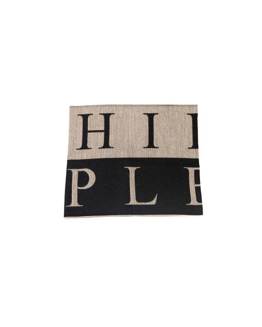 Philipp Plein Black Scarves for men