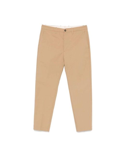 Nine:inthe:morning Kamelhose Mit Vorderem Knopfverschluss in Natural für Herren