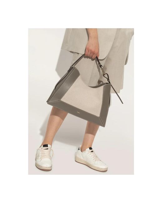 Furla Gray Baia Large Shopper Bag