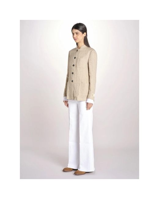 Massimo Alba White Light Jackets