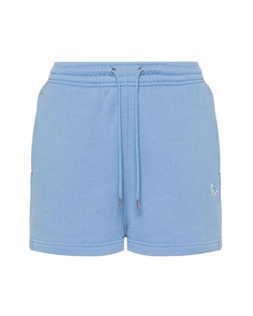 Maison Kitsuné Blue Short shorts