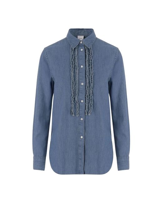 Aspesi Blue Denim Shirts