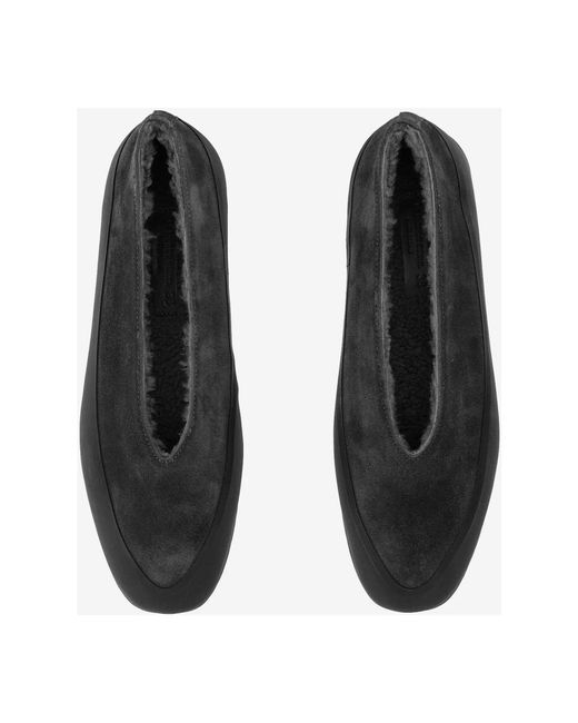 Le Monde Beryl Black Flat Shoes
