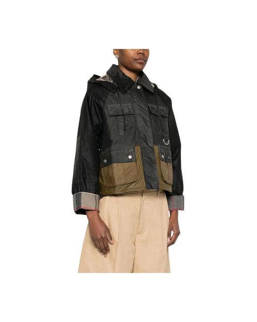 Barbour Jassen ,Veelkleurig ,Katoen Liza Waxed Jacket in het Black