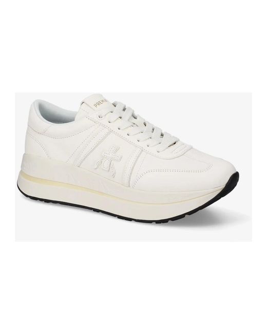 Premiata White Bethcoin Sneaker