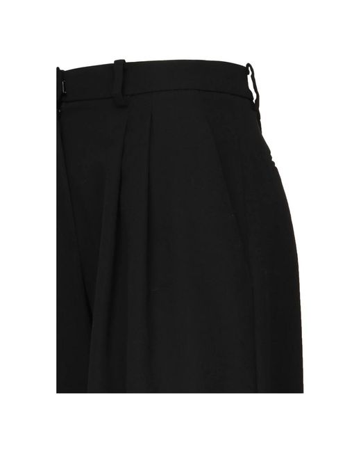 Magda Butrym Black Wide Trousers