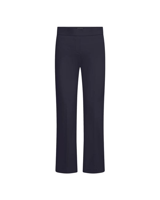Straight Trousers Seductive de color Blue
