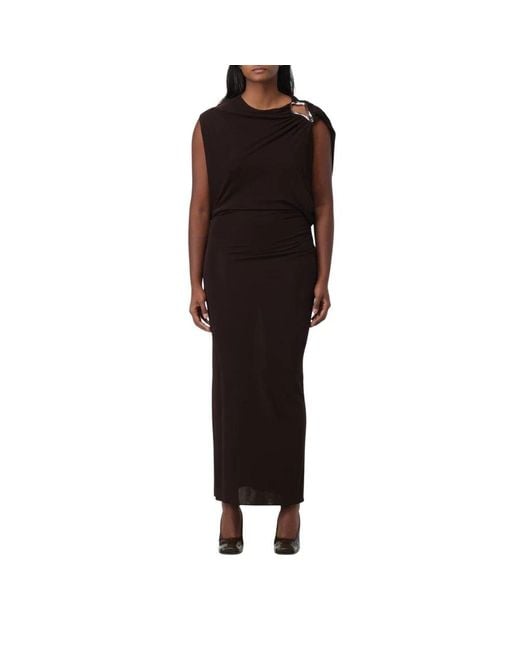 Maxi Dresses Lanvin en coloris Black