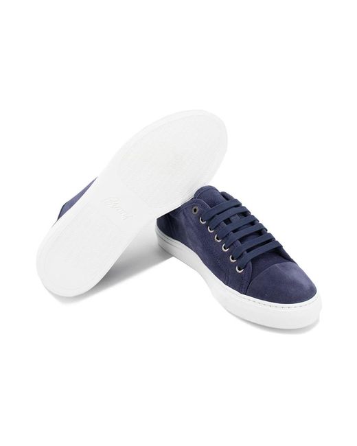 Brioni Stilvolle suede sneakers in Blue für Herren