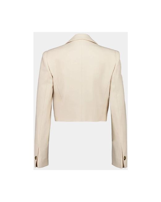 Zimmermann Jassen ,Wol Hypnotic Cropped Blazer in het Natural