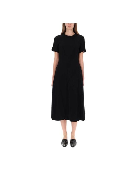 Theory Black Midi Dresses