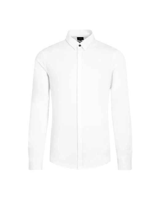 Formal Shirts di ARMANI EXCHANGE in White da Uomo