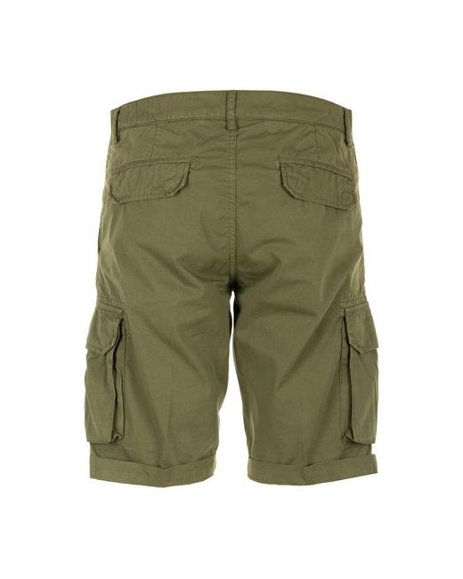 40weft Groene Cargo Bermuda Shorts in het Green voor heren