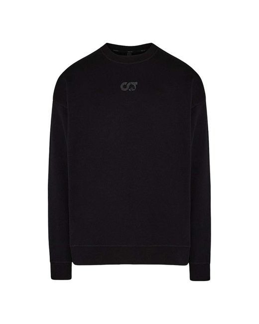 ALPHATAURI Hoodies & Sweatvesten ,Zwart ,Zwarte Sweaters in het Black voor heren