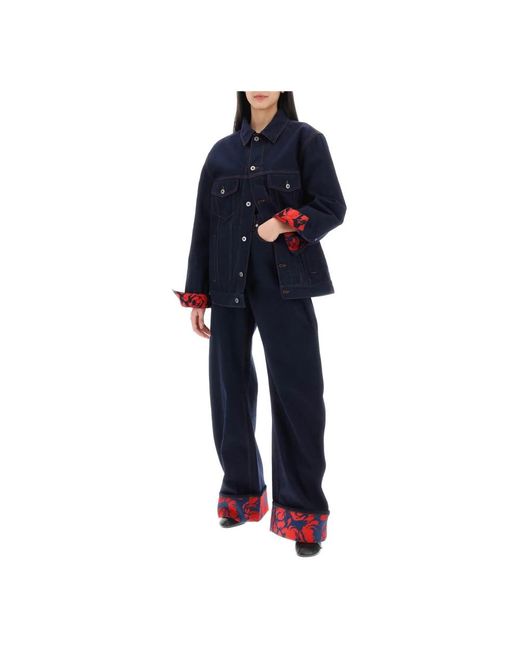 Burberry Jassen ,Blauw ,Denim Denim Jack in het Blue