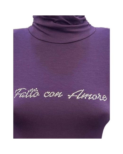 Turtlenecks Giulia N Couture en coloris Purple