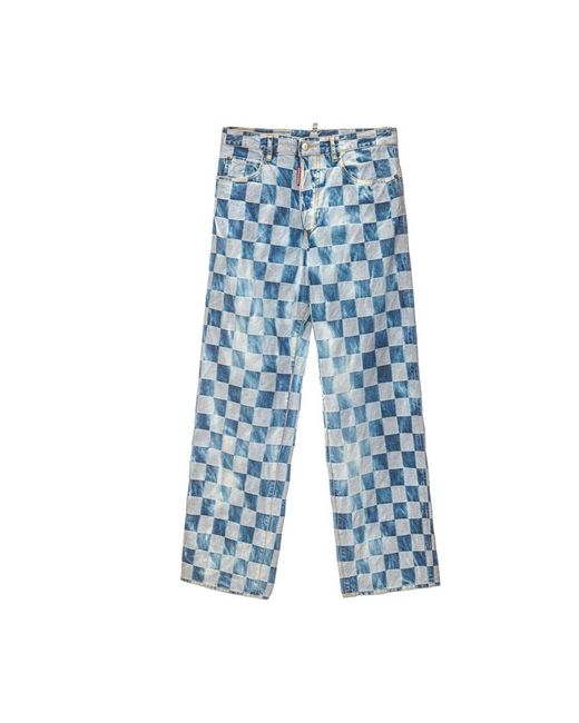 DSquared² Blue Straight Fit Jeans