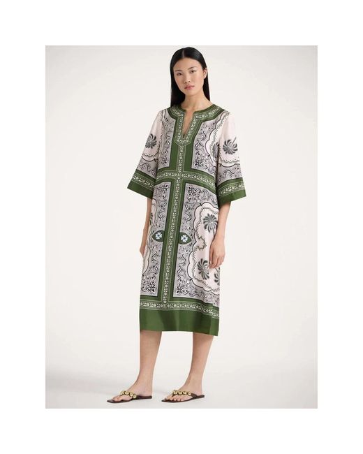 LaDoubleJ Midi Dresses in het Green
