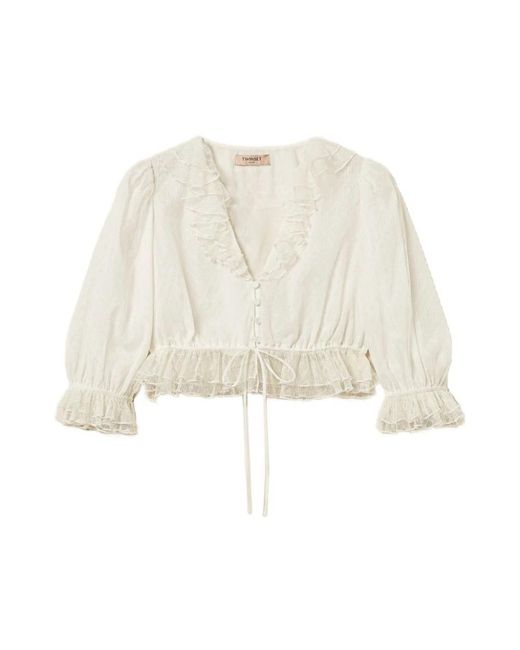 Twinset Blouses in het Natural