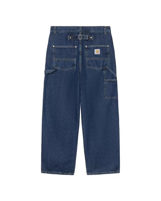 Carhartt Blue Loose-Fit Jeans for men
