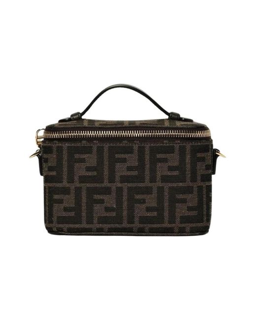 Handbags Fendi de color Black