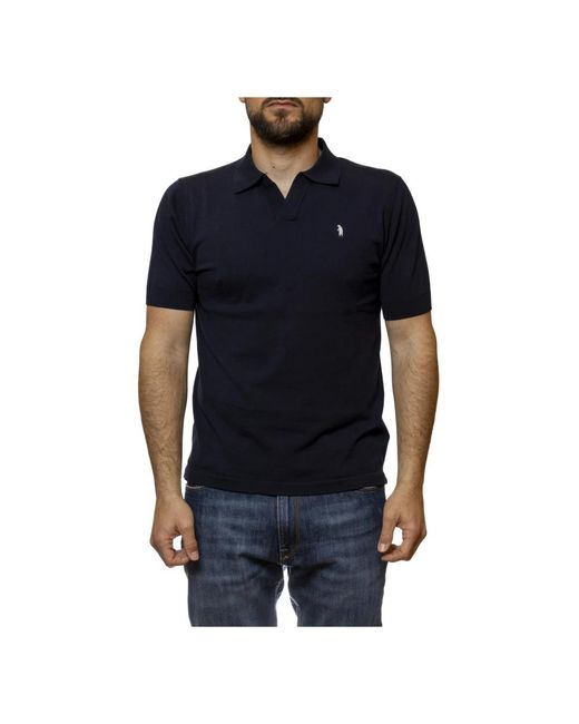 Polo Shirts Refrigue de hombre de color Black