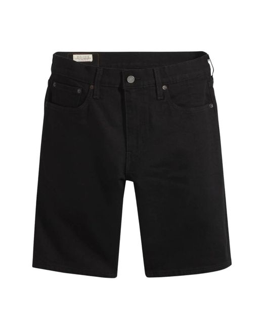 Levi's Black Denim Shorts for men