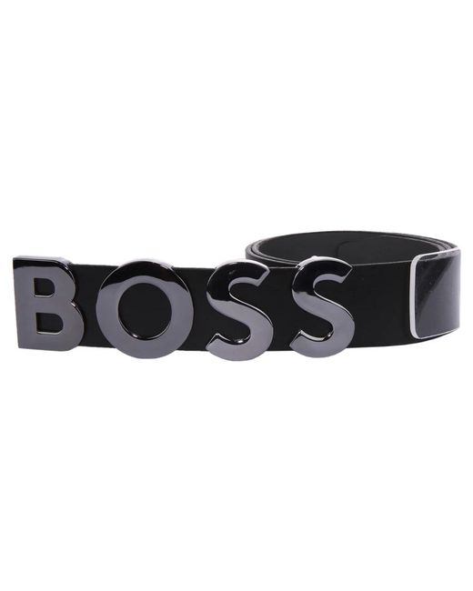 HUGO Black Belts for men