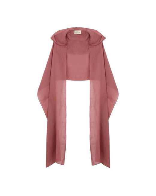 Cortana Jassen ,Rood ,Hooded Foulard Strawberry in het Red