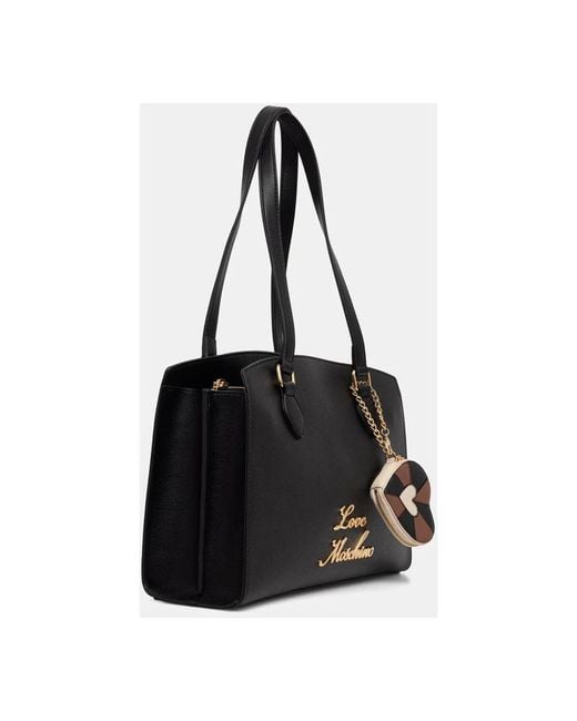 Shoulder Bags di Love Moschino in Black