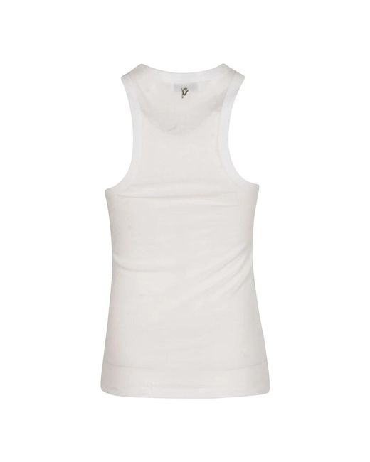 Dondup White Stilvolle t-shirts und polos