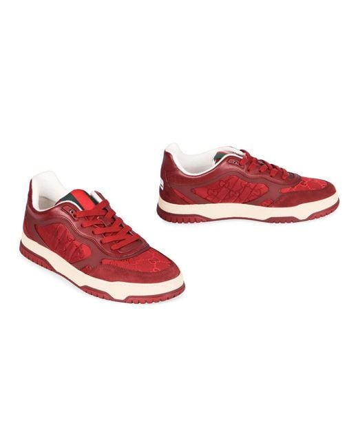 Gucci Red Re-Web Sneaker for men