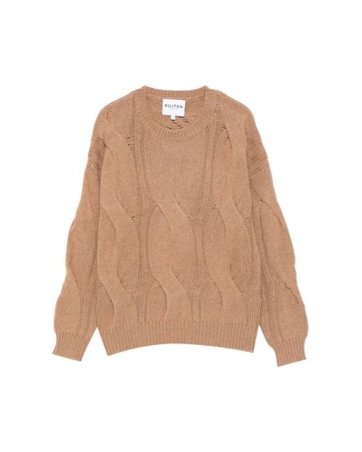 Kujten Brown Cashmere Knitwear
