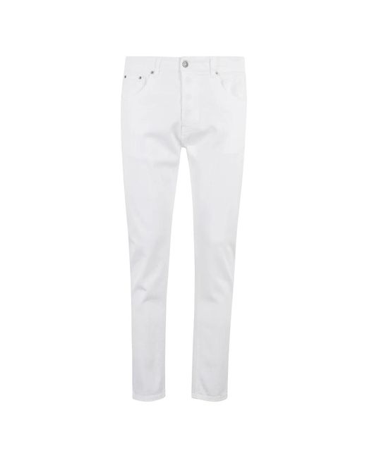 Dondup Baumwollbohrhose in White für Herren
