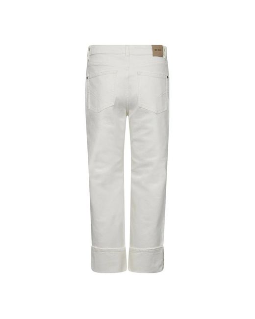 Mos Mosh Gray Cropped Jeans