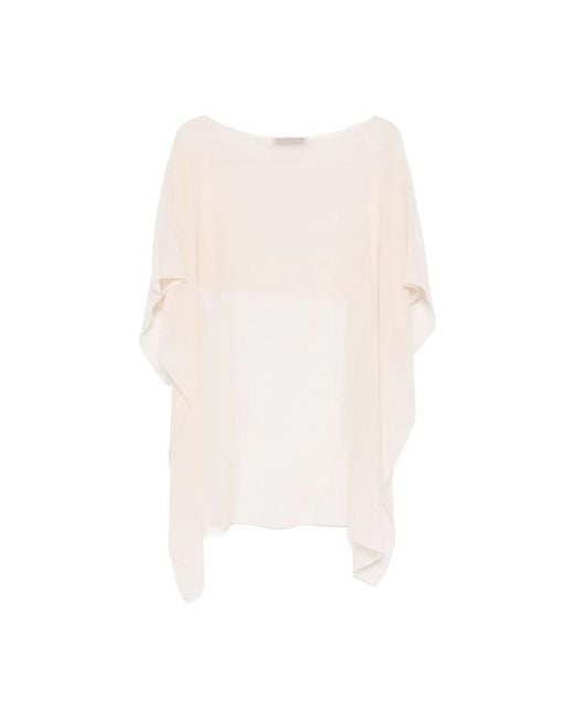 D.exterior White Blouses