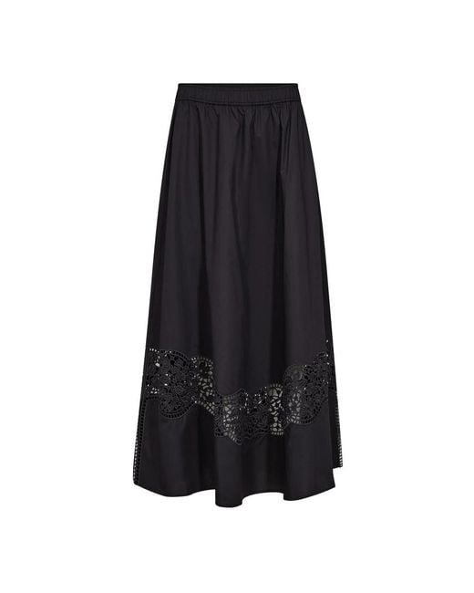 Mos Mosh Black Midi Skirts