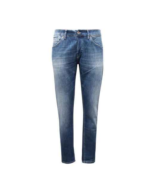 Dondup Men's Blue Slim Fit Jeans