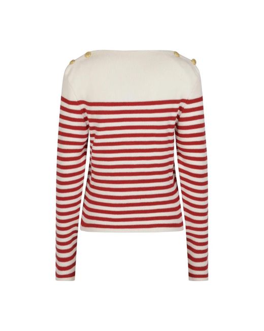 Alberta Ferretti Red Pullover