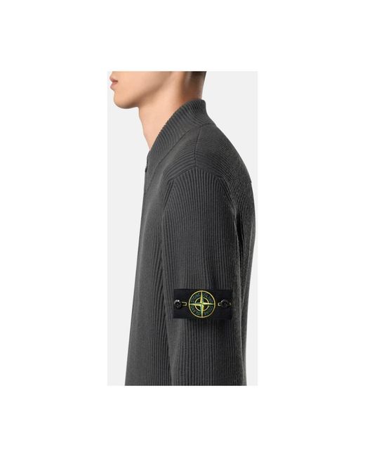 Stone Island Truien & Vesten ,Grijs ,Cardigans in het Black voor heren