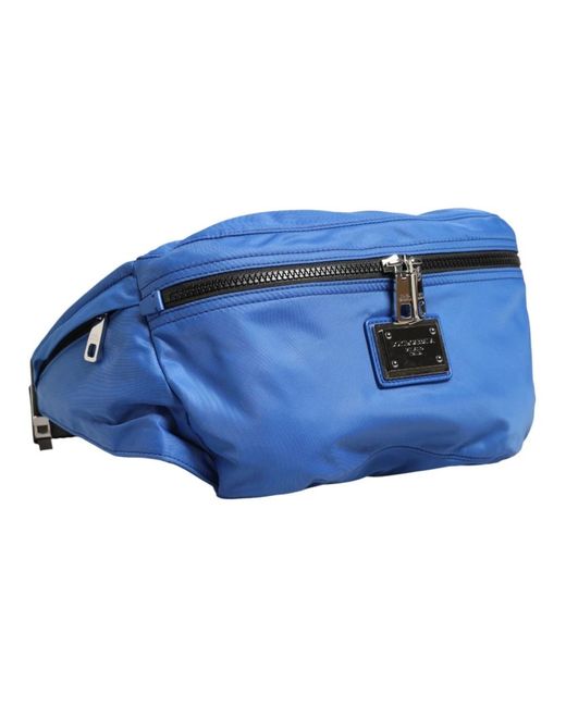 Dolce & Gabbana Blue Belt Bags for men