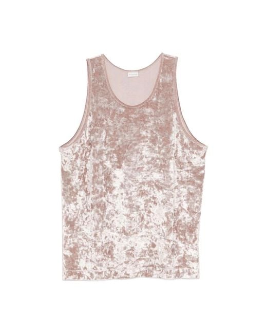 Dries Van Noten Pink Sleeveless Tops for men