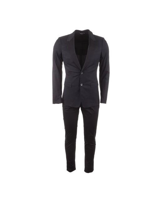 Dolce & Gabbana 3-Knopen 2-Delig Pak in het Black voor heren