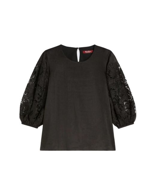 Blouses Max Mara de color Black