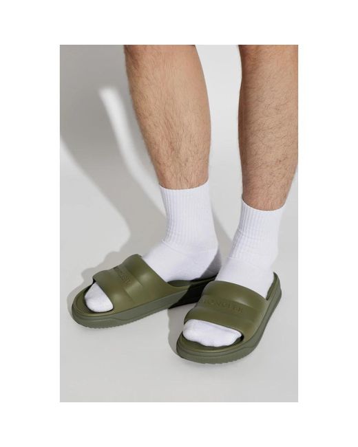 Moncler Altive Slides in Green für Herren