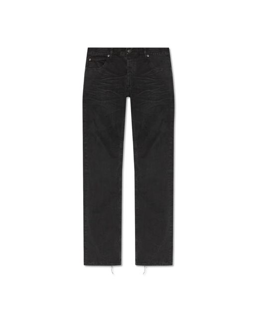 Balenciaga Straight Jeans in het Black