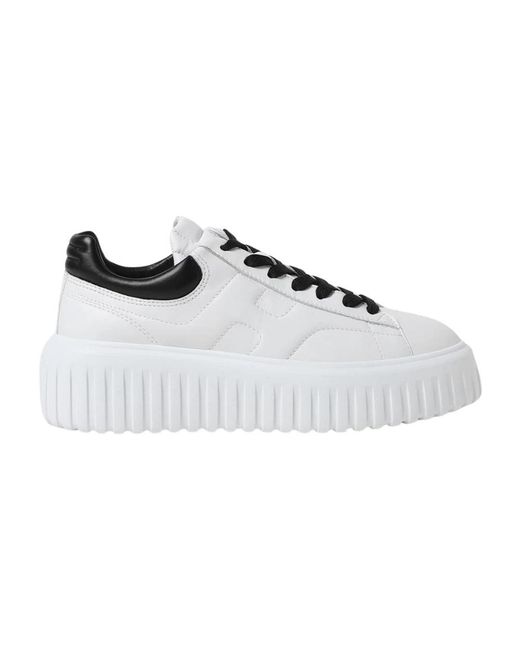 Hogan White Platform Sneakers